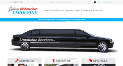 Desktop Screenshot of allamericanlimousineserviceinsantafenm.info